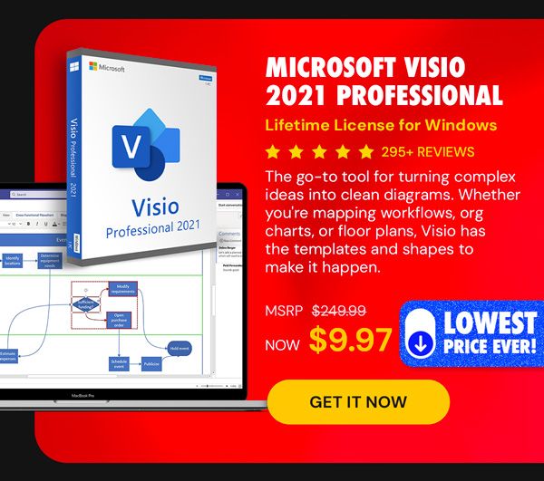 Microsoft Visio 2021 Professional: Lifetime License for Windows