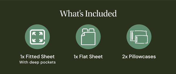 4 Piece Bamboo Blend Waffle Hem Sheet Set