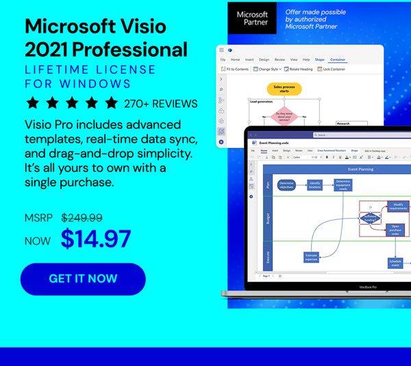 Microsoft Visio 2021 Professional: Lifetime License for Windows
