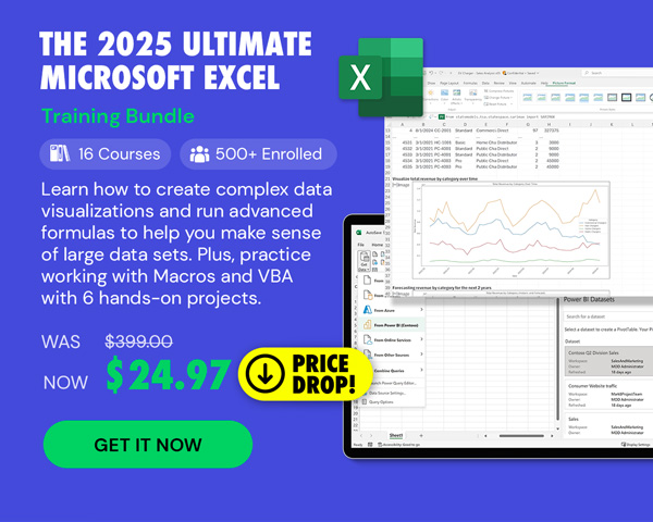 The 2024 Ultimate Microsoft Excel Training Bundle