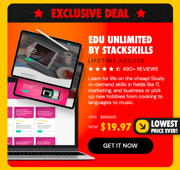 EDU Unlimited by StackSkills: Lifetime Access