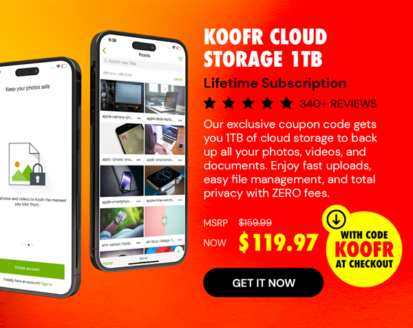 Koofr Cloud Storage: Lifetime Subscription (1TB)
