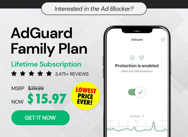 AdGuard Family Plan: Lifetime Subscription