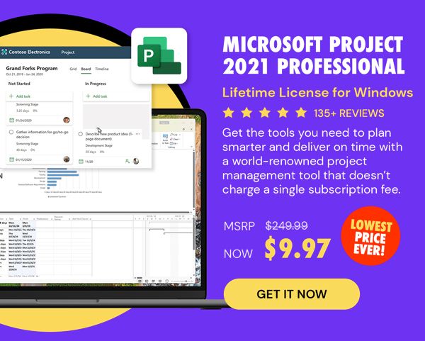 Microsoft Project 2021 Professional: Lifetime License for Windows