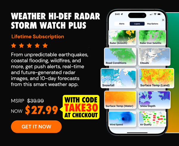 Weather Hi-Def Radar Storm Watch Plus: Lifetime Subscription