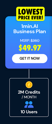 1minAI: Lifetime Subscription (Business Plan)