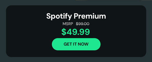 Spotify Premium: 1-Year Subscription Account