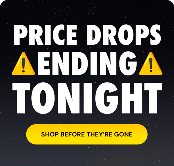 Price Drops Ending Tonight