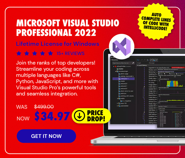 Microsoft Visual Studio Professional 2022 for Windows