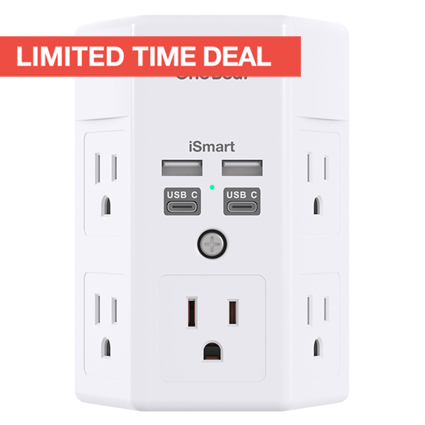 Surge Protector with 4 USB Ports