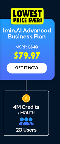 1minAI Advanced Business Plan Lifetime Subscription