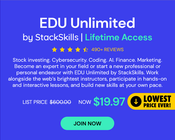 EDU Unlimited by StackSkills: Lifetime Access