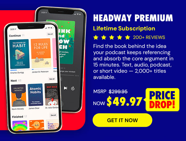 Headway Premium: Lifetime Subscription