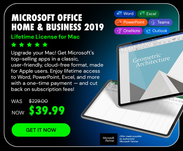 Microsoft Office Home & Business 2019 for Mac