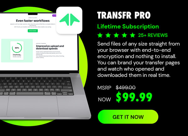 Transfr Pro: Lifetime Subscription