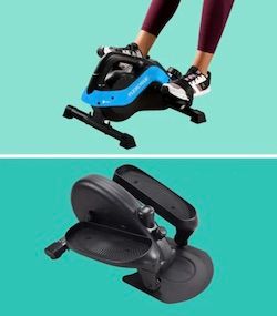 A hidden under-desk workout