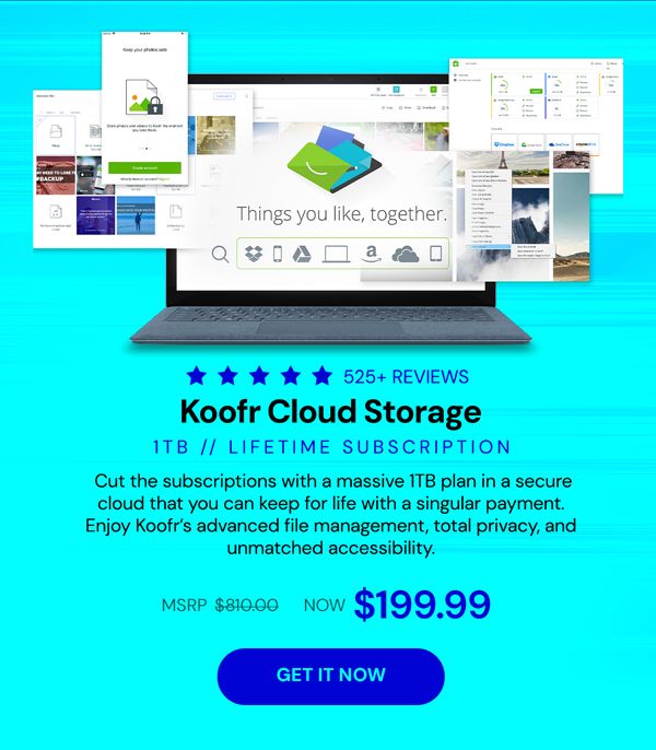 Koofr Cloud Storage: Lifetime Subscription (1TB)