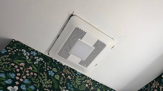 The bathroom fan that sings back