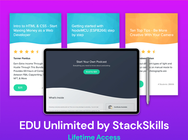 EDU Unlimited by StackSkills: Lifetime Access
