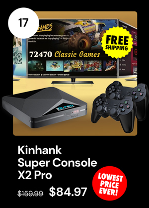 Kinhank Super Console X2 Pro Retro Gaming Emulator & Streaming Console