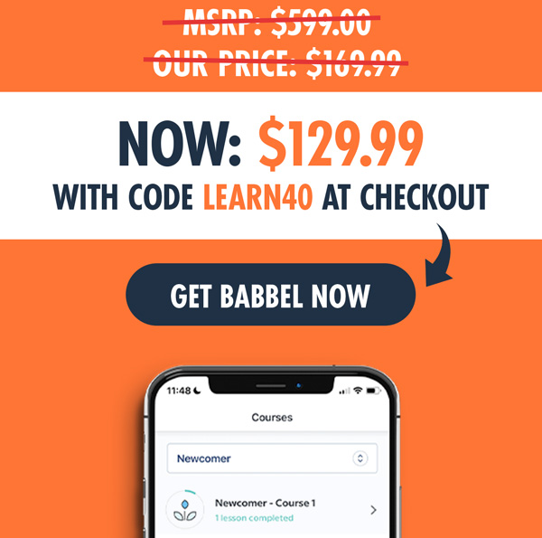 Babbel Language Learning: Lifetime Subscription (All Languages)