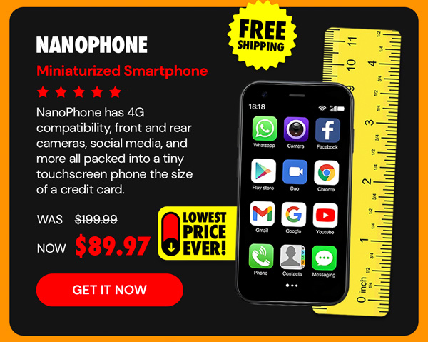 NanoPhone - A Miniaturized Smartphone Packed with Mega Features!