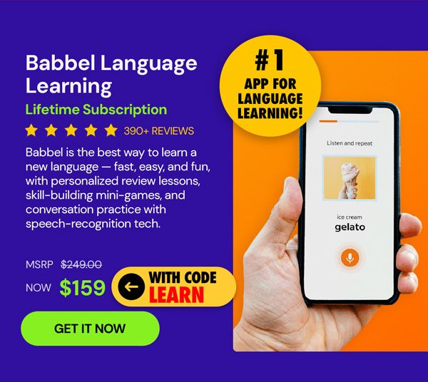 Babbel Language Learning: Lifetime Subscription (All Languages)