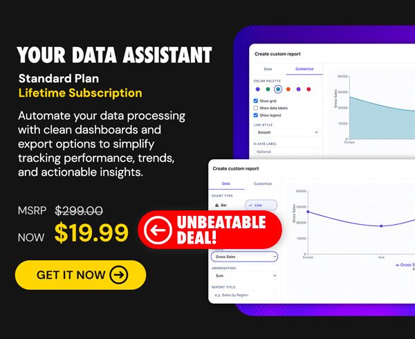 Your Data Assistant Standard Plan: Lifetime Subscription