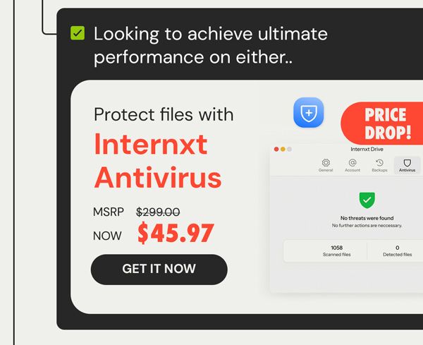 Internxt Antivirus: Lifetime Subscription