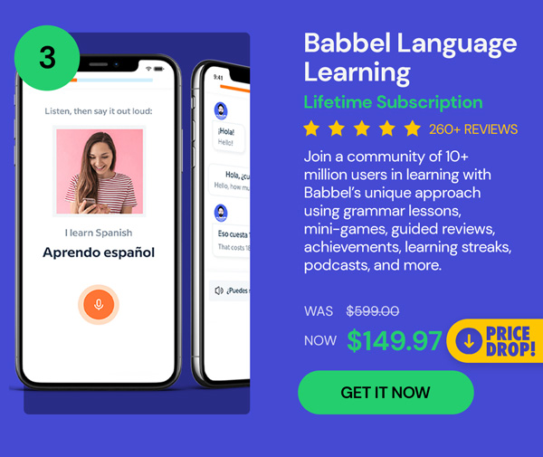 Babbel Language Learning: Lifetime Subscription (All Languages)