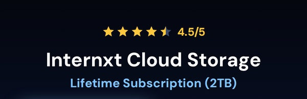 Internxt Cloud Storage Lifetime Subscription: 2TB Plan