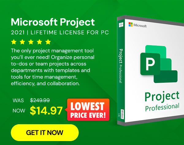 Microsoft Project 2021 Professional: Lifetime License for Windows