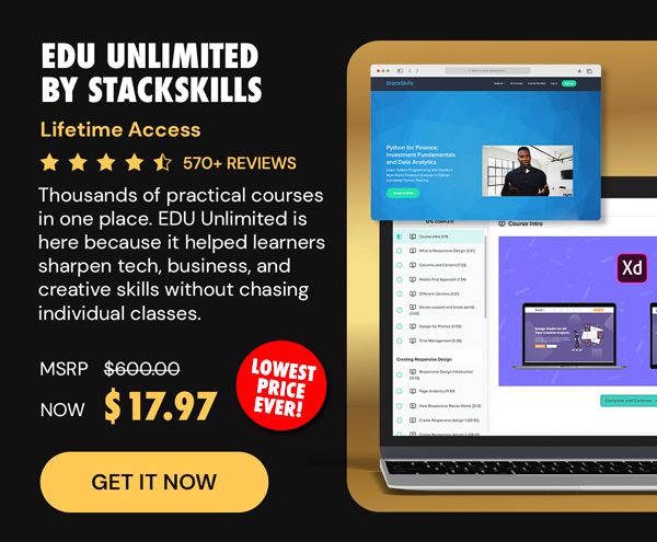 EDU Unlimited by StackSkills: Lifetime Access