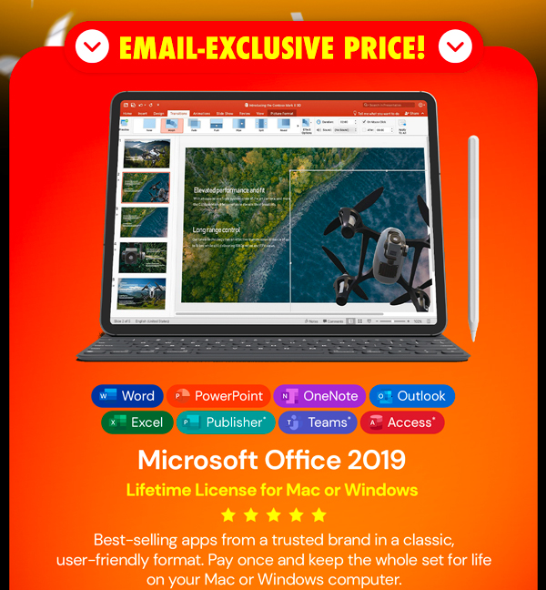 Microsoft Office 2019 for Windows or Mac