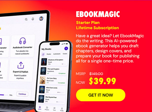 EbookMagic Starter Plan: Lifetime Subscription