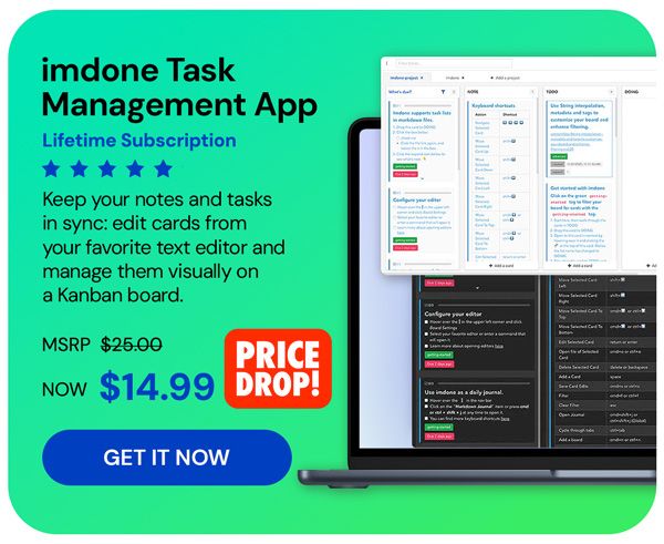 imdone Task Management App: Lifetime Subscription