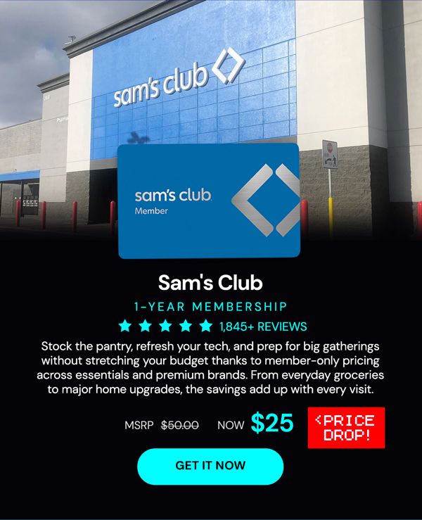 Sam's Club 1-Year Membership with Auto-Renew!
