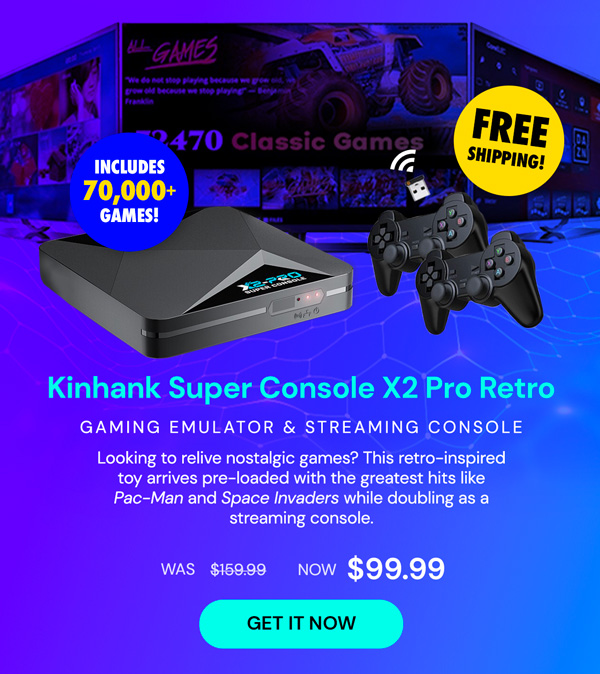 Kinhank Super Console X2 Pro Retro Gaming Emulator & Streaming Console