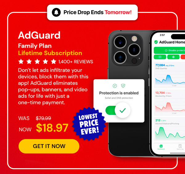 AdGuard Family Plan: Lifetime Subscription