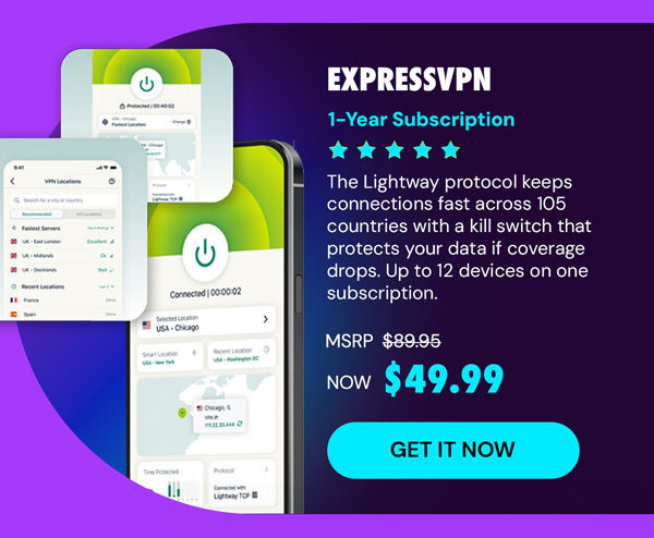 ExpressVPN Plan 1-Year Subscription