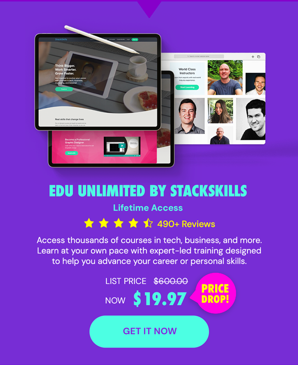 EDU Unlimited by StackSkills: Lifetime Access