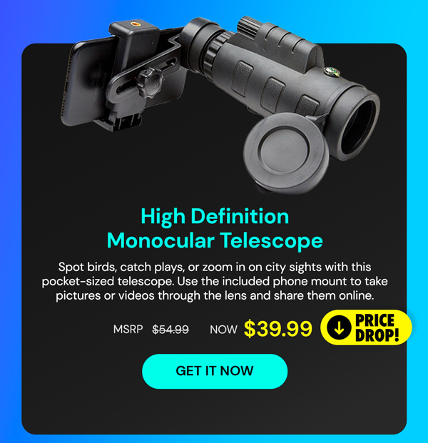 High Definition Monocular Telescope