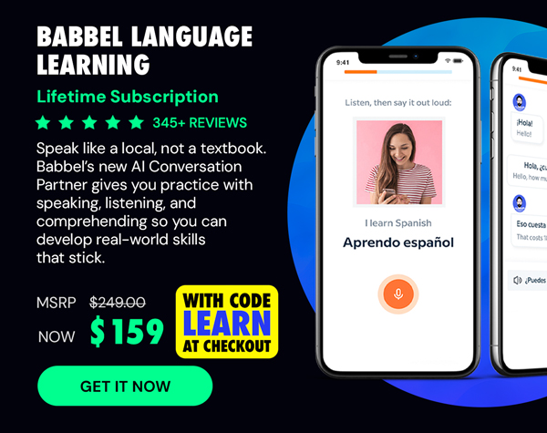 Babbel Language Learning: Lifetime Subscription (All Languages)