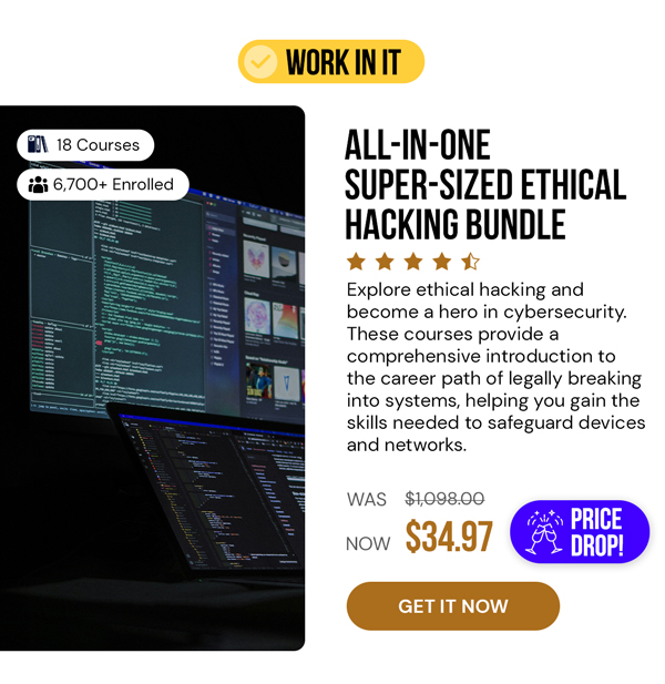 The All-in-One Super-Sized Ethical Hacking Bundle