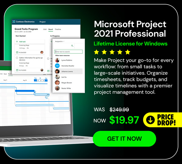 Microsoft Project 2021 Professional: Lifetime License for Windows