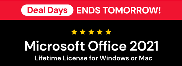Microsoft Officel 2021 for Windows or Mac: Lifetime License