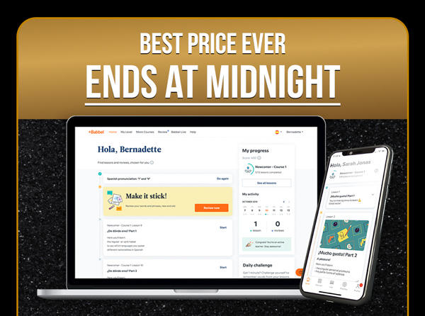 Babbel Language Learning: Lifetime Subscription (All Languages)