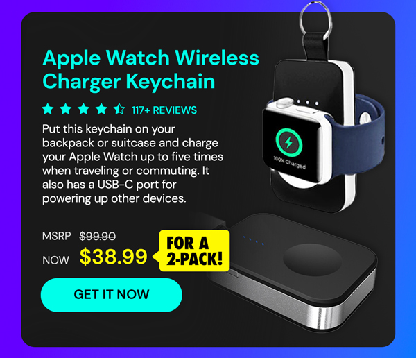 Apple Watch Wireless Charger Keychain