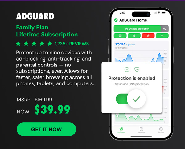 AdGuard Family Plan: Lifetime Subscription