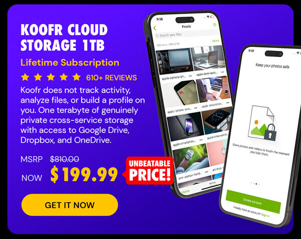 Koofr Cloud Storage: Lifetime Subscription (1TB)